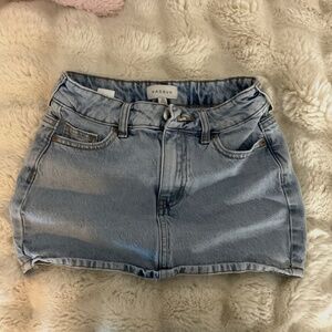 low rise pacsun mini denim skirt xs 22